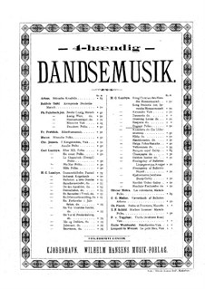 Dagmar Polka: Für Klavier, vierhändig by Hans Christian Lumbye