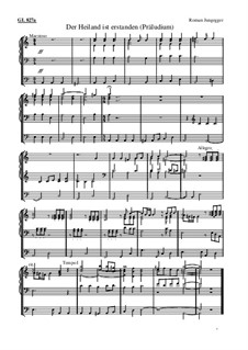 Der Heiland ist erstanden (Präludium): Der Heiland ist erstanden (Präludium) by Roman Jungegger