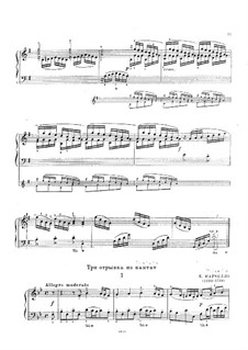 Drei Fragmente aus Kantaten: Drei Fragmente aus Kantaten by Benedetto Marcello