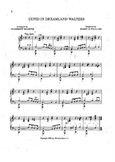 Cupid in Dreamland Waltzes: Cupid in Dreamland Waltzes by Harry Williams
