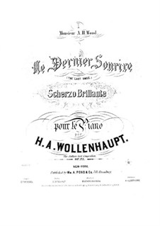 Le dernier sourire (The Last Smile), Op.72: Le dernier sourire (The Last Smile) by Hermann Adolf Wollenhaupt