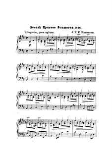 Svensk Hjemvee Sommeren 1848: Svensk Hjemvee Sommeren 1848 by Johann Peter Emilius Hartmann