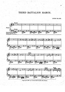 Third Battalion March: Third Battalion March by Louis Blake