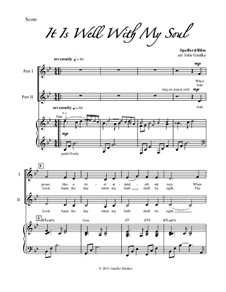 It Is Well with My Soul: Für Stimmen und Klavier by Philip Paul Bliss