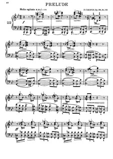 Nr.22 in g-Moll: Für Klavier by Frédéric Chopin