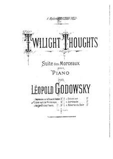 Stücke für Klavier, Op.15: Nr.2 Friihlingsnacht by Leopold Godowsky