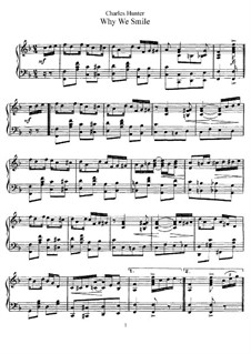 Why We Smile: Für Klavier by Charles Hunter