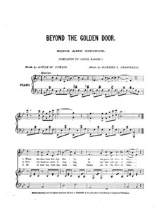Beyond the Golden Door for Voice, Choir and Piano: Beyond the Golden Door for Voice, Choir and Piano by Robert S. Crandall
