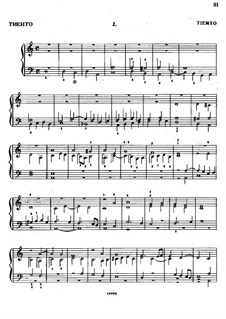 Tiento No.2: Tiento No.2 by Antonio de Cabezón