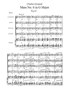 Messe Nr.2 in G-Dur: Vollpartitur by Charles Gounod