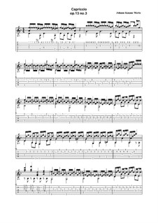 Barden-Klänge, Op.13: Nr.8 Capriccio by Johann Kaspar Mertz