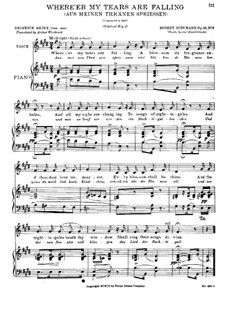 Nr.2 Aus meinen Tränen spriessen: Klavierauszug mit Singstimmen (E-Dur) by Robert Schumann