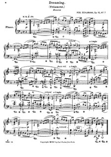 Nr.7 Träumerei, für Klavier: Für einen Interpreten by Robert Schumann