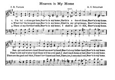 Heaven is My Home: Heaven is My Home by Arthur Sullivan