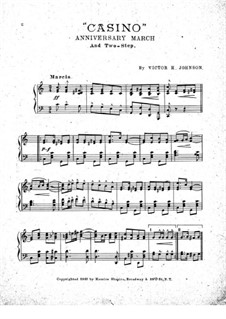 Casino. Anniversary March and Two-Step: Casino. Anniversary March and Two-Step by Victor H. Johnson