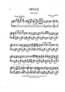 Oriole. Two-Step: Oriole. Two-Step by John B. Lowitz