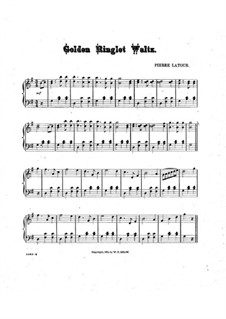 Golden Ringlet Waltz: Golden Ringlet Waltz by Pierre Latour
