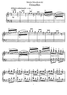 Acht Charakterstücke, Op.36: No.6 Étincelles (Sparks) by Moritz Moszkowski