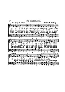 He Leadeth Me: Für Chor by William Batchelder Bradbury