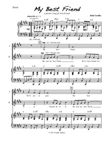 My Best Friend: Klavierauszug mit Singstimmen by Julie Gaulke