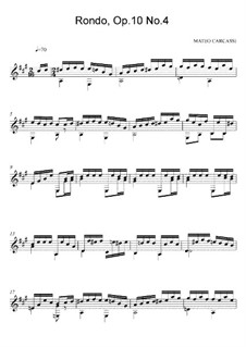 Zwölf leichte Stücke, Op.10: Nr.4 Rondo by Matteo Carcassi