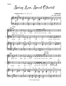 Swing Low, Sweet Chariot: Für Stimme und Klavier by Unknown (works before 1850)