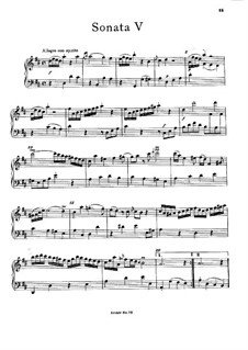 Sonate für Klavier in D-Dur, BR A 5, F 4: Für einen Interpreten by Wilhelm Friedemann Bach