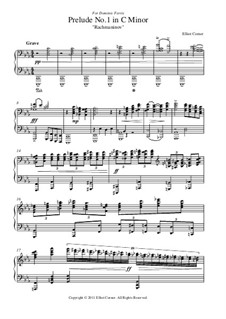 Prelude No.1 in C minor: Prelude No.1 in C minor by Elliot Corner