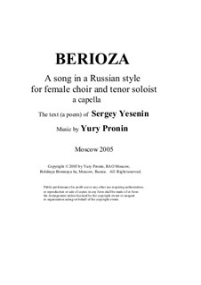 Berioza: A capella by Yury Pronin