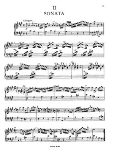 Sonate für Klavier in A-Dur, BR A 15, F 8: Für einen Interpreten by Wilhelm Friedemann Bach