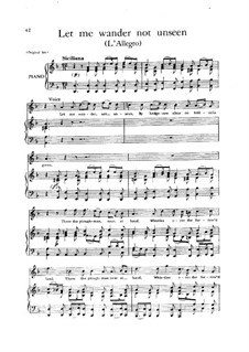 L'Allegro, il Penseroso, ed il Moderato, HWV 55: Let me wander not unseen by Georg Friedrich Händel