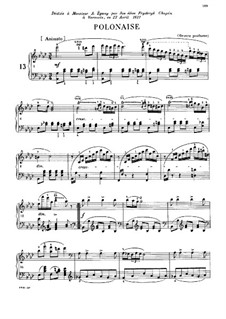Polonäse in As-Dur, B.5 KK IVa/2: Für Klavier by Frédéric Chopin