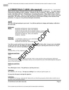 A Christmas Carol (musical): Complete musical (CD Male lead cast version) by Franz Xaver Gruber, Christoph Graupner, Stephen DeCesare, Unknown (works before 1850)