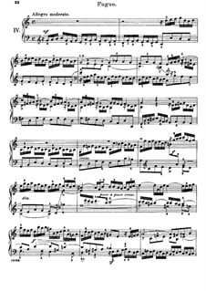 Fuge in C-Dur, BWV 952: Für Klavier by Johann Sebastian Bach