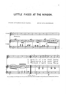 Little Faces at the Window: Little Faces at the Window by E. Diethelm