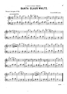 Santa Claus Waltz: Santa Claus Waltz by Julius E. Müller