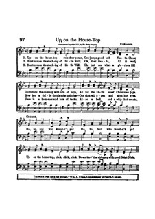 Up on the House Top: For mixed choir and piano by Benjamin Russel Hanby