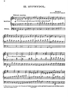 Hyfrydol: Für Orgel by Rowland Huw Prichard