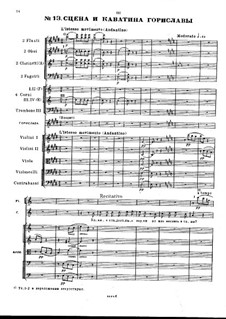 Gorislava's Cavatina: Für Stimme und Orchester by Michail Glinka