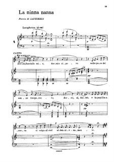 La ninna-nanna: A minor by Gaetano Donizetti
