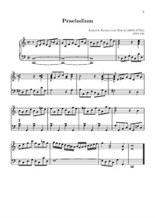 Kleines Präludium in C-Dur, BWV 939: Für Tasteninstrumente by Johann Sebastian Bach