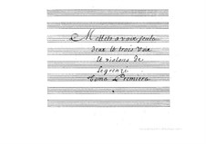 Motetten: Teil I by Giovanni Legrenzi