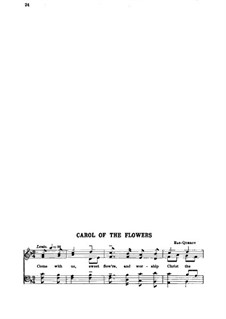 Carol of the Flowers, Gascon Carol: Carol of the Flowers, Gascon Carol by Unknown (works before 1850)