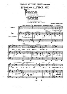Orontea: Intorno all' idol mio (E Minor) by Pietro Antonio Cesti
