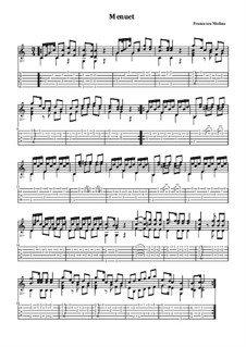 Menuett für Gitarre: Menuett für Gitarre by Francesco Molino