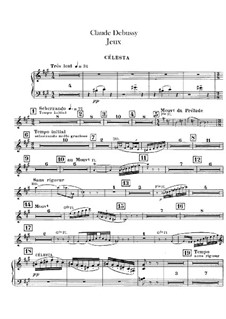 Jeux (Games), L.126: Celestastimme by Claude Debussy