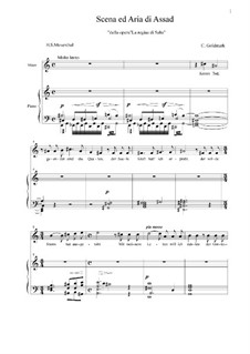 Die Königin von Saba, Op.27: Akt IV. Komm Tod, für Stimme und Klavier by Karl Goldmark
