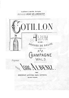 Champagne: Für einen Interpreten by Isaac Albéniz