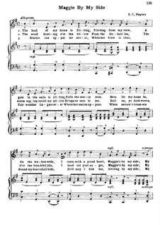 Maggie By My Side: Für Stimme und Klavier by Stephen Foster