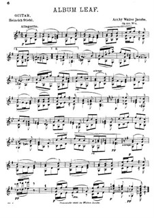 Albumblatt: Albumblatt by Heinrich Stiehl